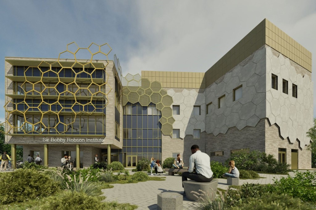 "Nuovo Istituto Sir Bobby Robson: Centro di Eccellenza per la Ricerca sul Cancro a Newcastle" "Nuovo Istituto Sir Bobby Robson: Centro di Eccellenza per la Ricerca sul Cancro a Newcastle"