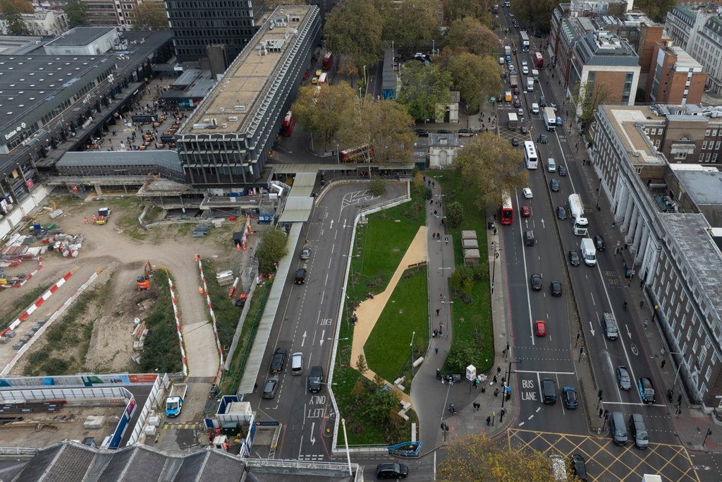"Barhale: Lavori di utilità meridionali per il progetto HS2 Euston a Londra" "Barhale: Lavori di utilità meridionali per il progetto HS2 Euston a Londra"