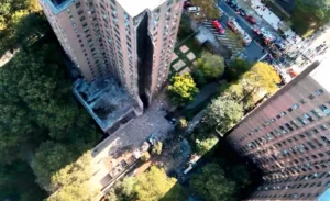 Crollo parziale di un edificio residenziale a New York: preoccupazioni sulla sicurezza e la manutenzione degli immobili nella cittÃ