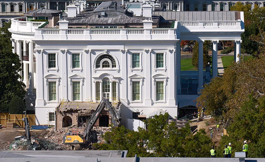 White House East Wing Razed for $300M Ballroom White House East Wing Razed for $300M Ballroom