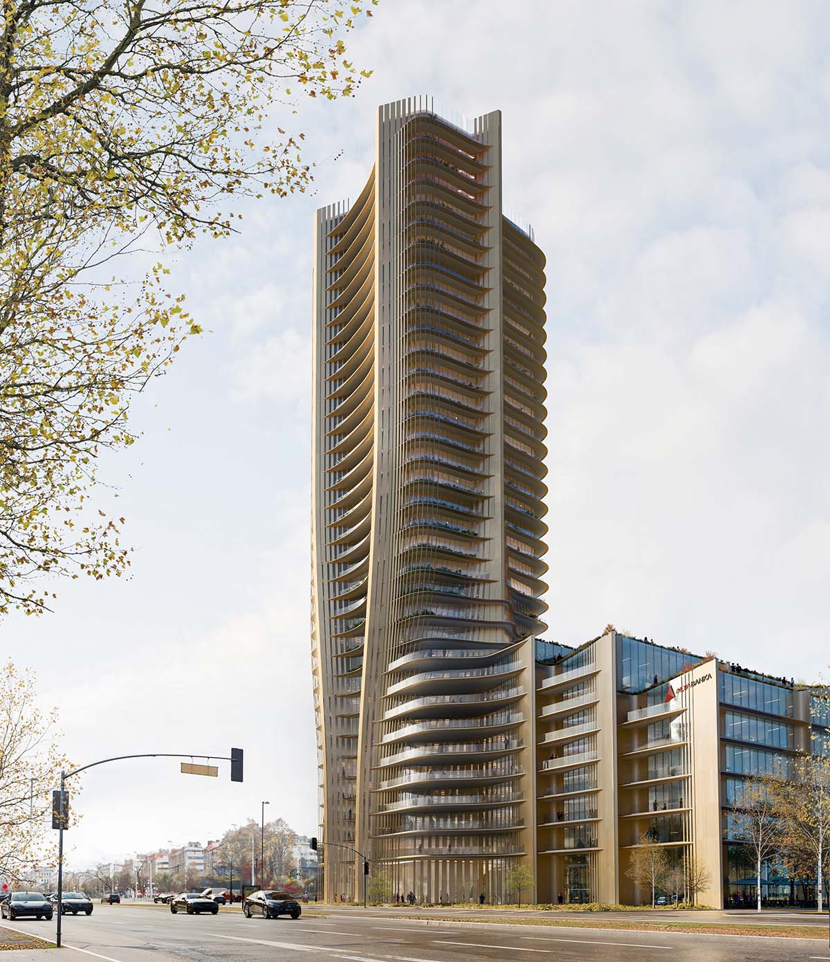 Zaha Hadid Architects vince concorso per torre mista sostenibile a Belgrado