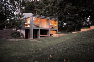 Studio di artista galleggiante a Germantown: un esempio di architettura sostenibile e innovativa