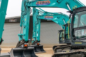 M O'Brien rafforza la sua presenza nel settore della costruzione con l'acquisto di 32 nuovi escavatori Kobelco