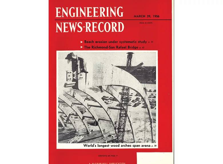 Costruzione Record: Il Frontone di Jai Alai a West Palm Beach del 1956