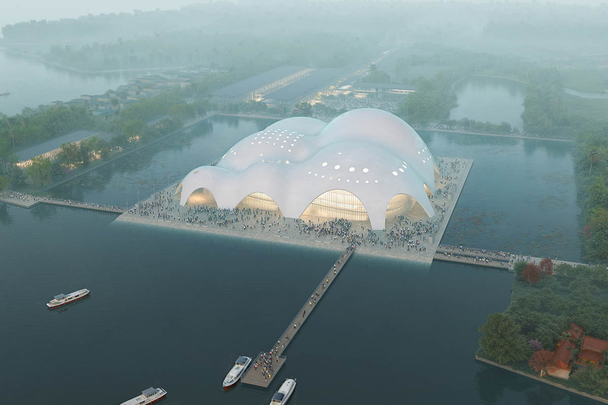 Nuova Casa dell'Opera e Centro Congressi a Hanoi: Inizia la Costruzione di Isola Della Musica 

Approfondimento
Il progetto Isola Della Musica, frutto della collaborazione tra lo studio di architettura Renzo Piano Building Workshop e gli studi PTW Architects di Sydney e Hanoi, mira a creare uno spazio culturale e di intrattenimento di alta qualità nella città di Hanoi, in Vietnam. La struttura, commissionata dal gruppo Sun Group, è stata progettata per ospitare una varietà di eventi, tra cui spettacoli di opera, concerti e convention, contribuendo così a svolgere un ruolo fondamentale nella vita culturale e sociale della città.

Possibili Conseguenze
La costruzione di Isola Della Musica potrebbe avere un impatto significativo sulla vita culturale e sociale di Hanoi, attirando visitatori da tutto il mondo e contribuendo a promuovere la città come destinazione turistica e culturale. Ciò potrebbe avere ripercussioni positive sull'economia locale e sulla visibilità internazionale della città.

Opinione
Il progetto Isola Della Musica rappresenta un'opportunità unica per la città di Hanoi di affermarsi come centro culturale e di intrattenimento di alta qualità. La collaborazione tra lo studio di Renzo Piano e PTW Architects garantisce un risultato di alta qualità, che potrebbe avere un impatto duraturo sulla vita della città e sulla sua identità culturale.

Analisi Critica dei Fatti
La costruzione di Isola Della Musica è il risultato di una lunga e complessa procedura di pianificazione e progettazione, che ha richiesto la collaborazione di numerosi soggetti, tra cui lo studio di Renzo Piano, PTW Architects e il gruppo Sun Group. La sua realizzazione potrebbe avere un impatto significativo sulla vita culturale e sociale di Hanoi, contribuendo a rafforzare la posizione della città come centro economico e culturale della regione.

Relazioni con altri fatti
Il progetto Isola Della Musica si inserisce nel contesto di una più ampia strategia di sviluppo urbano e culturale della città di Hanoi. La costruzione di nuovi spazi culturali e di intrattenimento potrebbe contribuire a promuovere la città come destinazione turistica e culturale, e a rafforzare la sua posizione come centro economico e culturale della regione, in linea con gli obiettivi di sviluppo sostenibile e di crescita culturale.

Contesto storico
La città di Hanoi ha una lunga e ricca storia culturale e artistica, con una tradizione di apprezzamento per le arti e la musica. La costruzione di Isola Della Musica rappresenta un'opportunità per la città di rafforzare la sua tradizione culturale e di promuovere la sua identità come centro di arte e cultura, mantenendo viva la sua eredità storica e culturale.

Fonti
Il progetto Isola Della Musica è stato annunciato dal sito web di ArchDaily, che fornisce notizie e informazioni sull'architettura e il design. Per ulteriori informazioni, si può visitare il sito web di Renzo Piano Building Workshop. La fonte originale dell'articolo è ArchDaily, e il link diretto all'articolo è https://www.archdaily.com/XXXXX. Sito della fonte rss: ArchDaily.